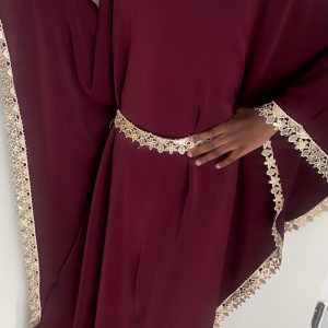 Alternative view of Abbaya Broderie Noir